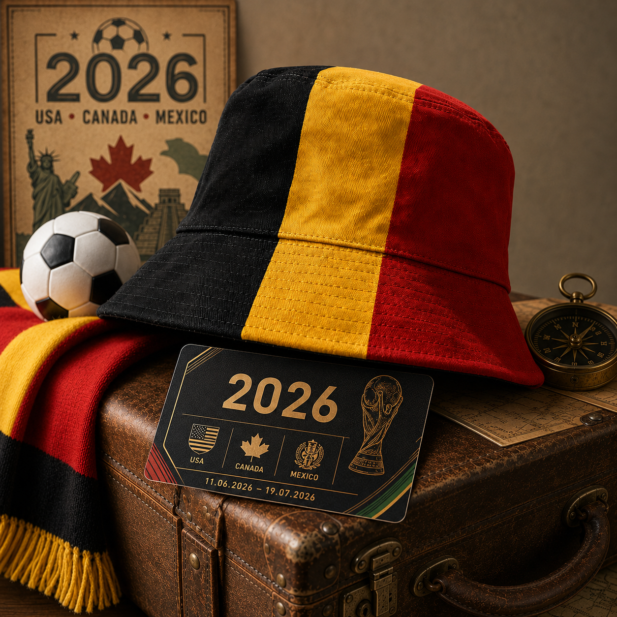 WK 2026 – Chapeau Bob Édition Belgique
