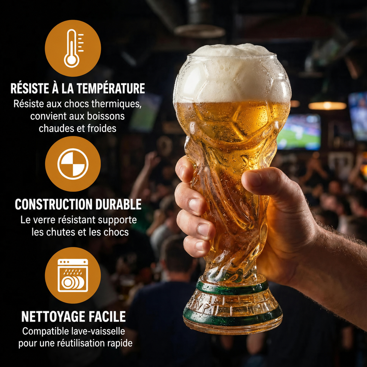 Édition Coupe du Monde 2026 - Verre à Bière