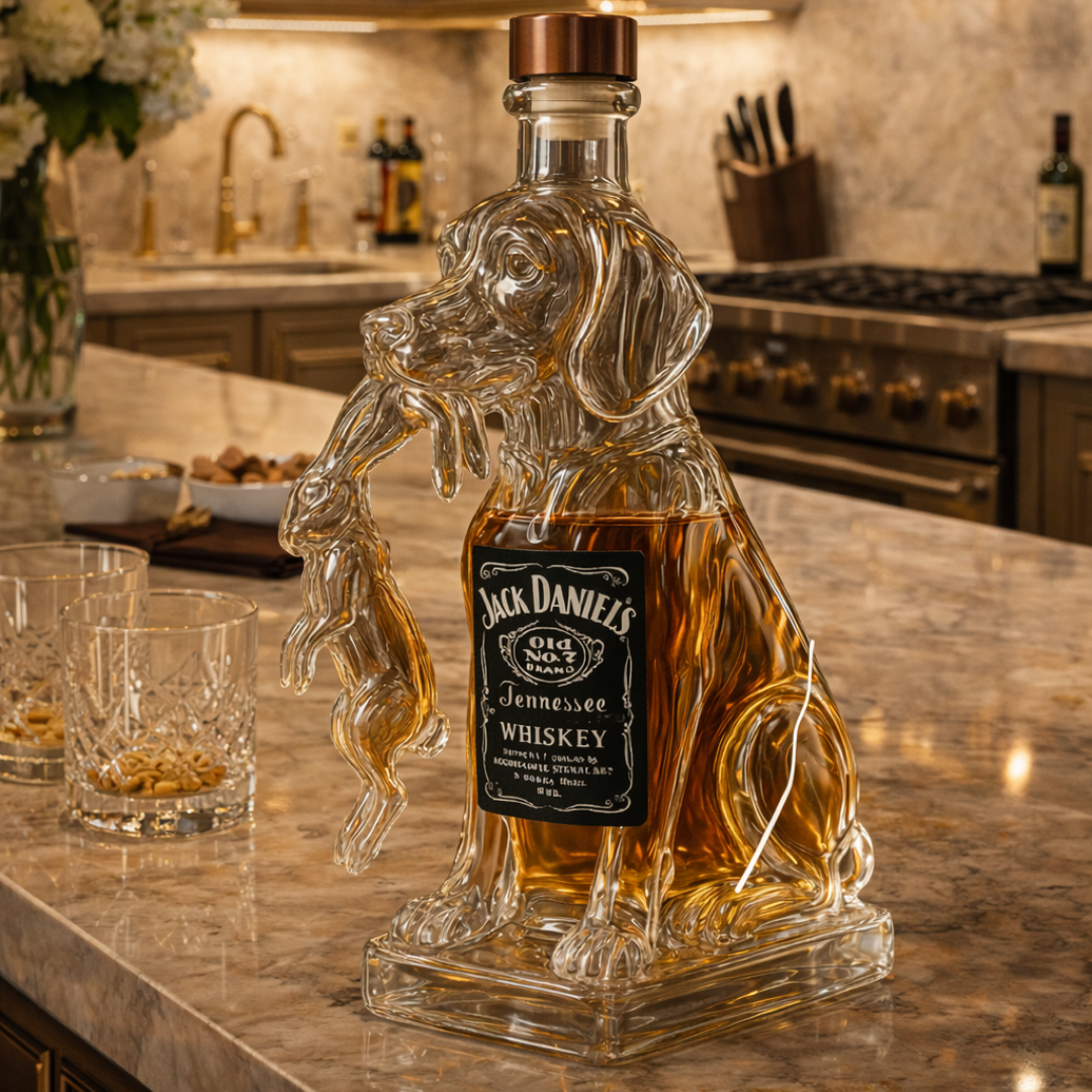 Bouteille de Whiskey - Ădition Chien