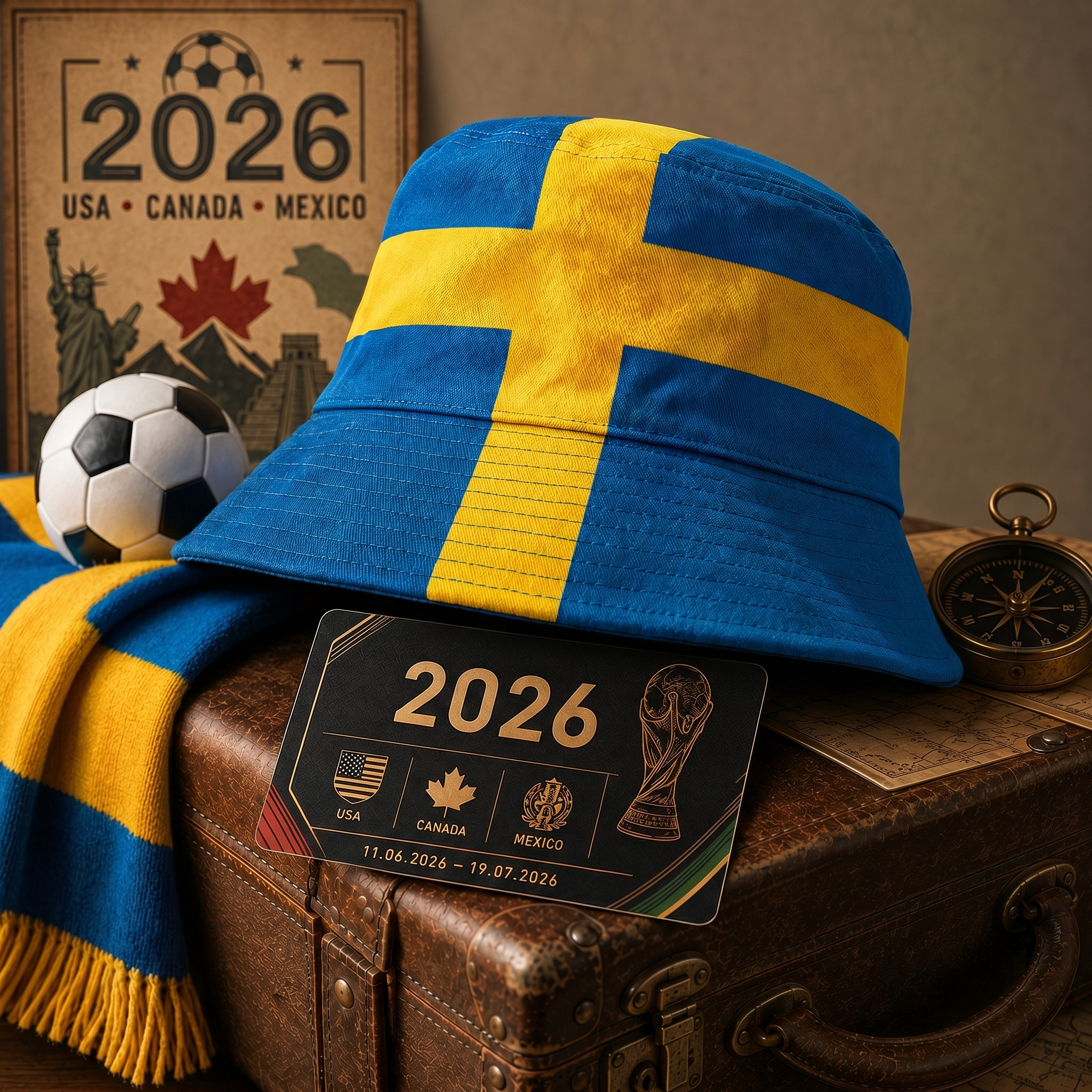 WK 2026 – Chapeau Bob Zweden Édition