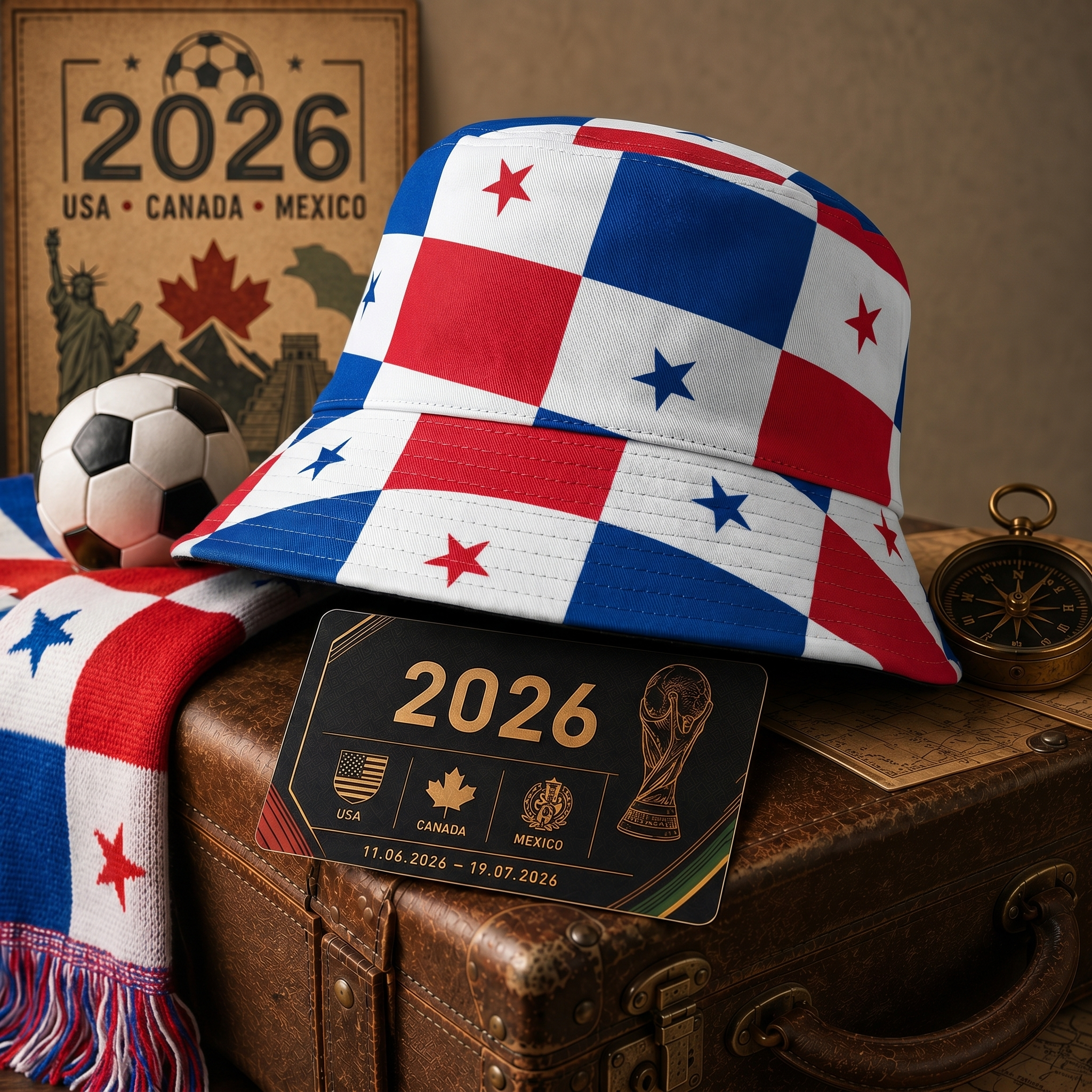 WK 2026 – Casquette Bucket Édition Panama