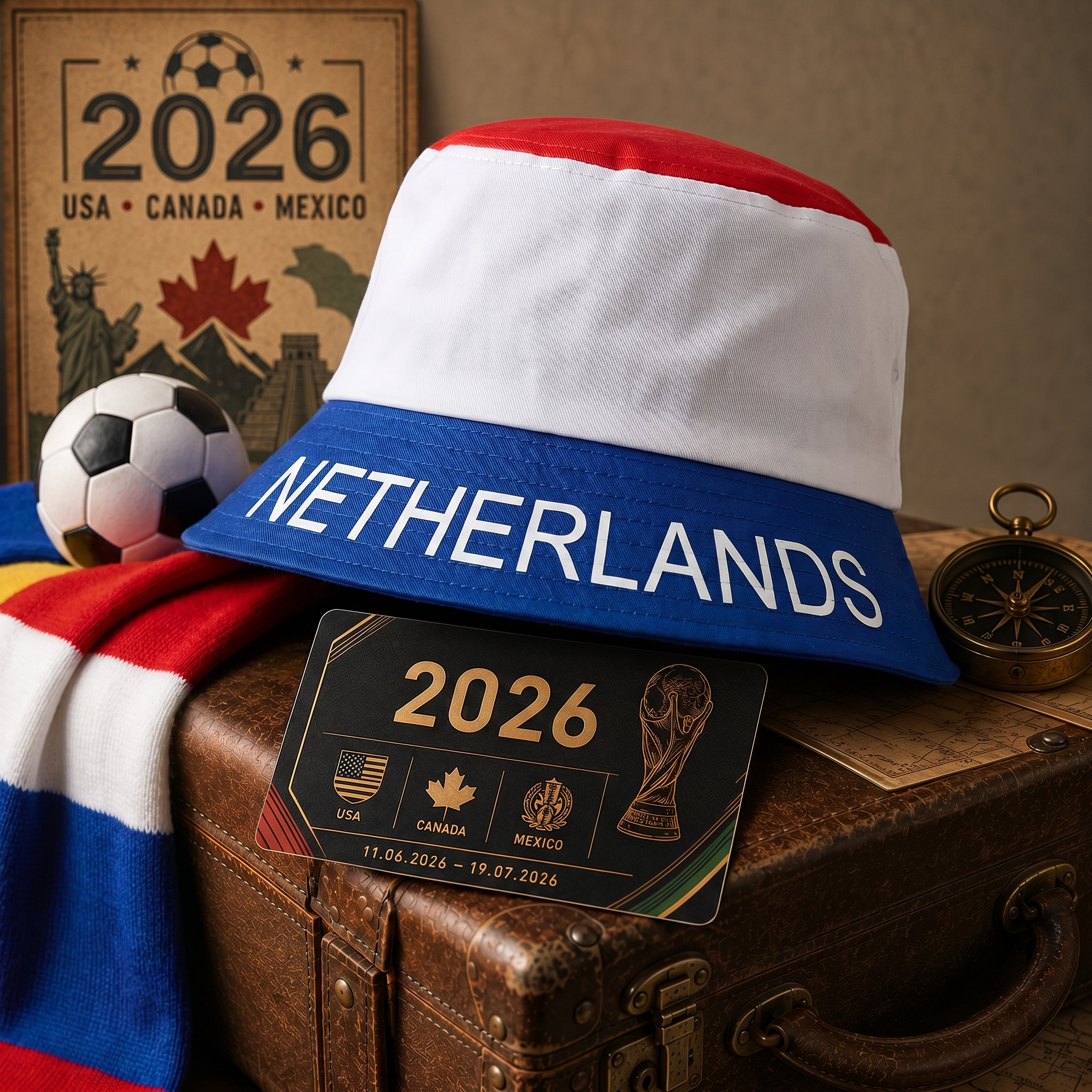 WK 2026 – Chapeau de Pêcheur Édition Pays-Bas