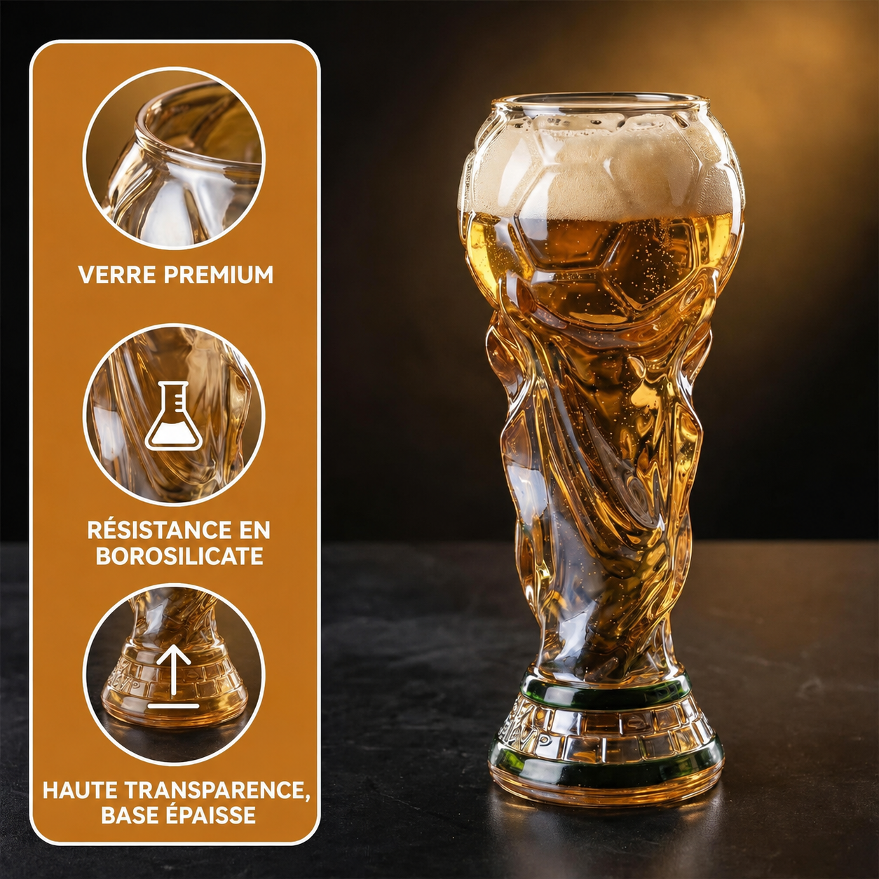 Édition Coupe du Monde 2026 - Verre à Bière