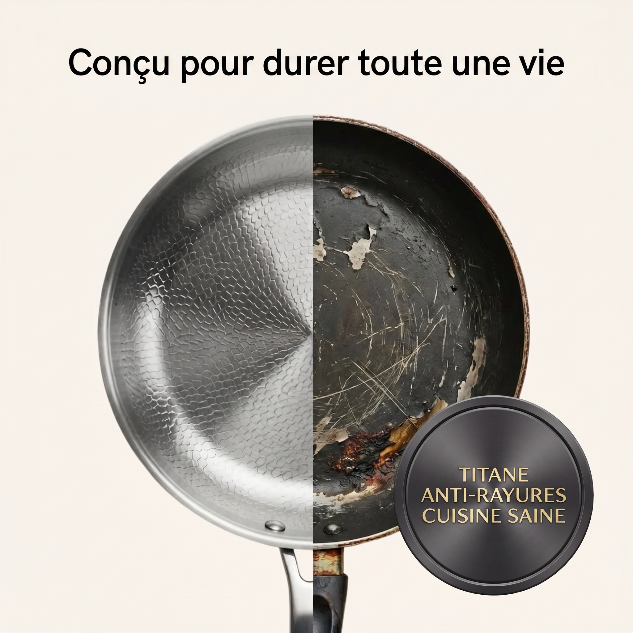 Ensemble de Casseroles en Titane Smith Pro