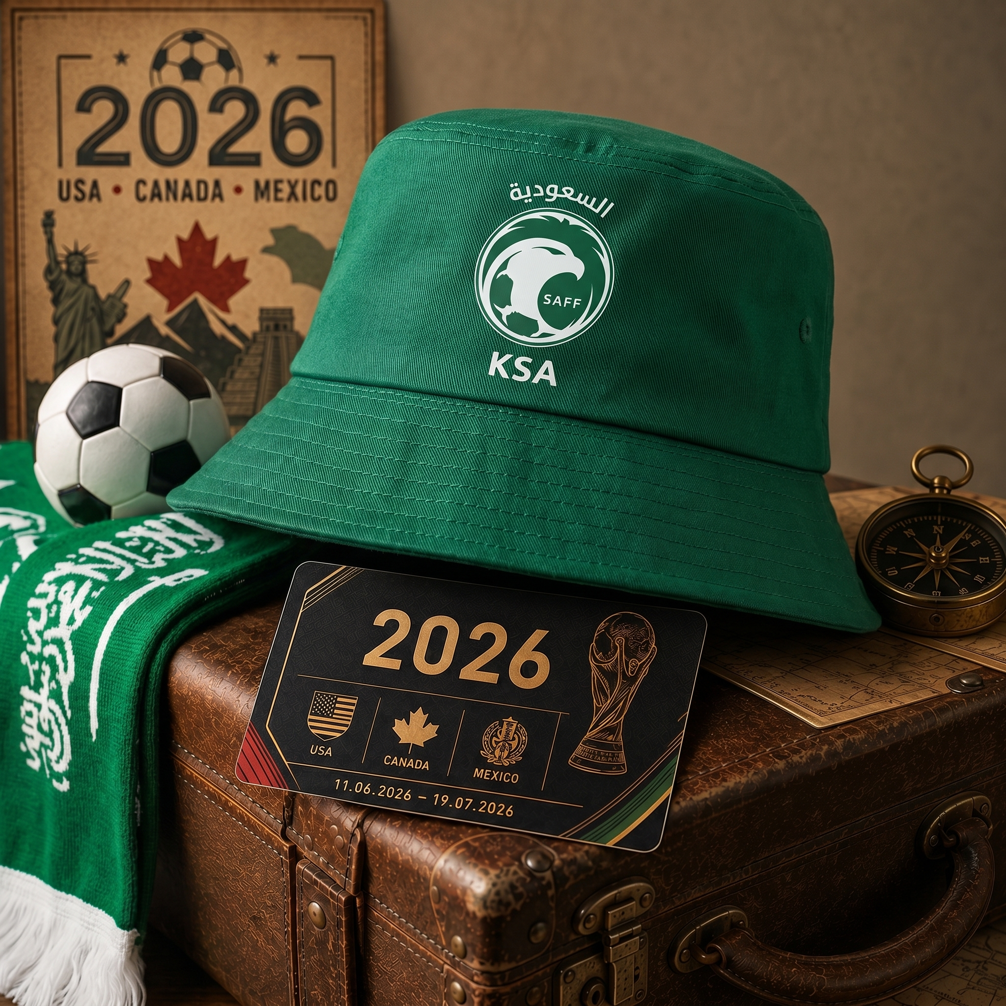 WK 2026 – Chapeau de Pêcheur Édition Arabie Saoudite
