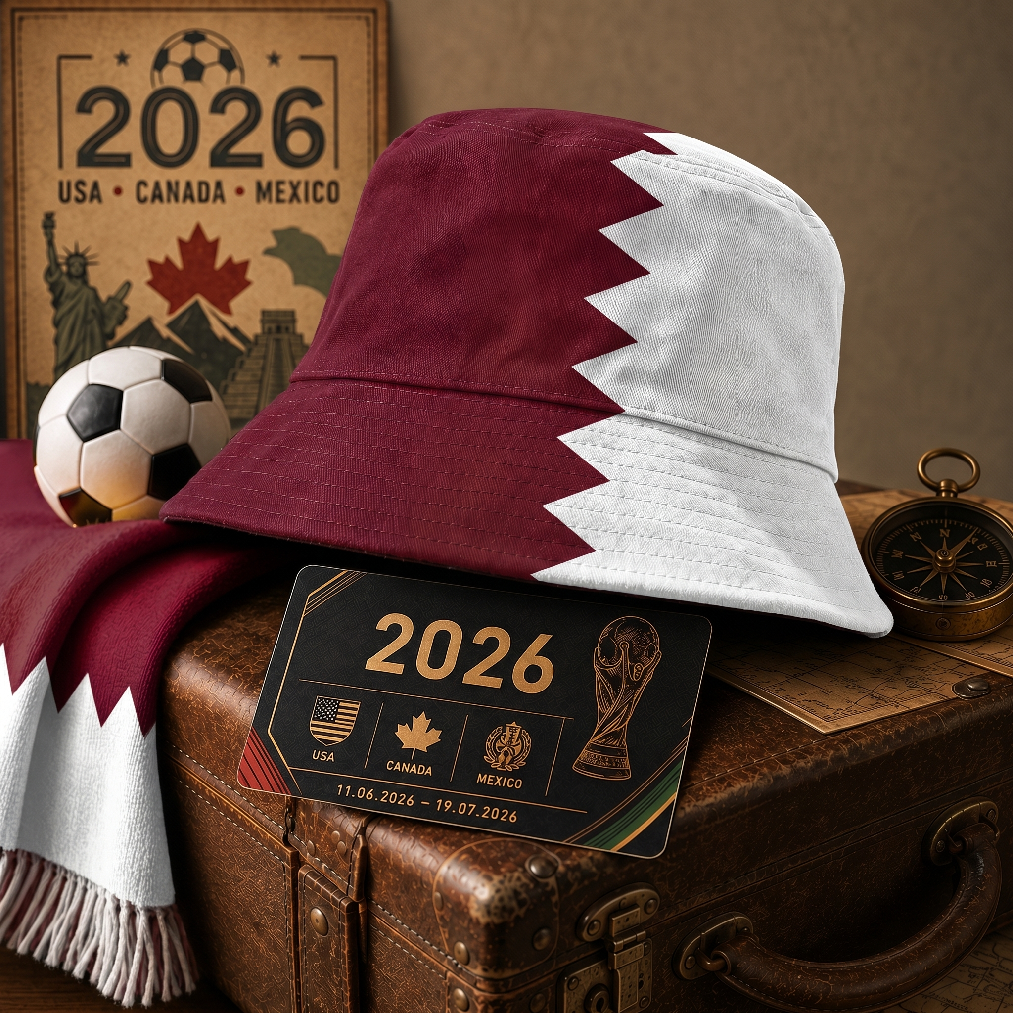 WK 2026 – Chapeau Bob Qatar Édition