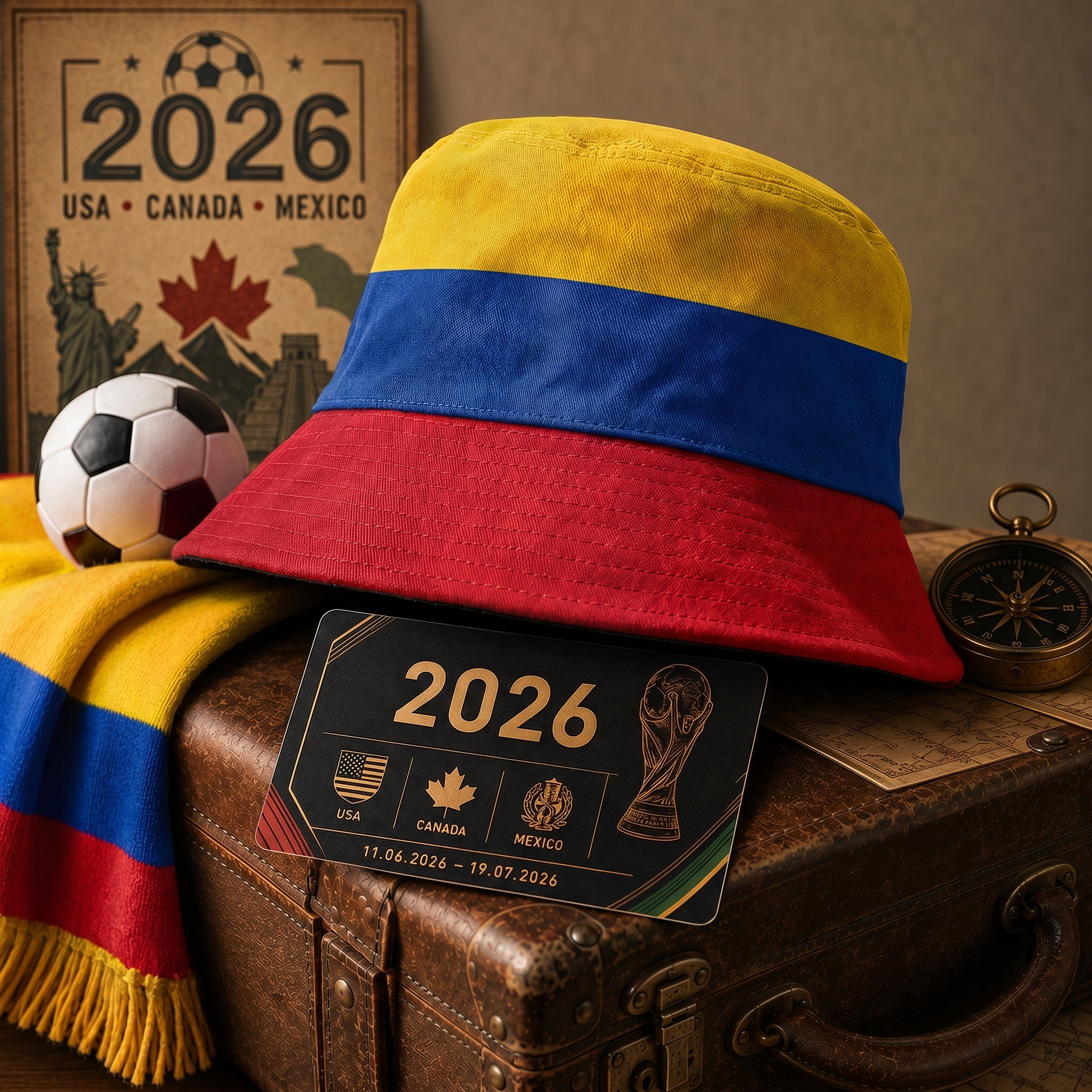 WK 2026 – Chapeau de Pêcheur Édition Colombie