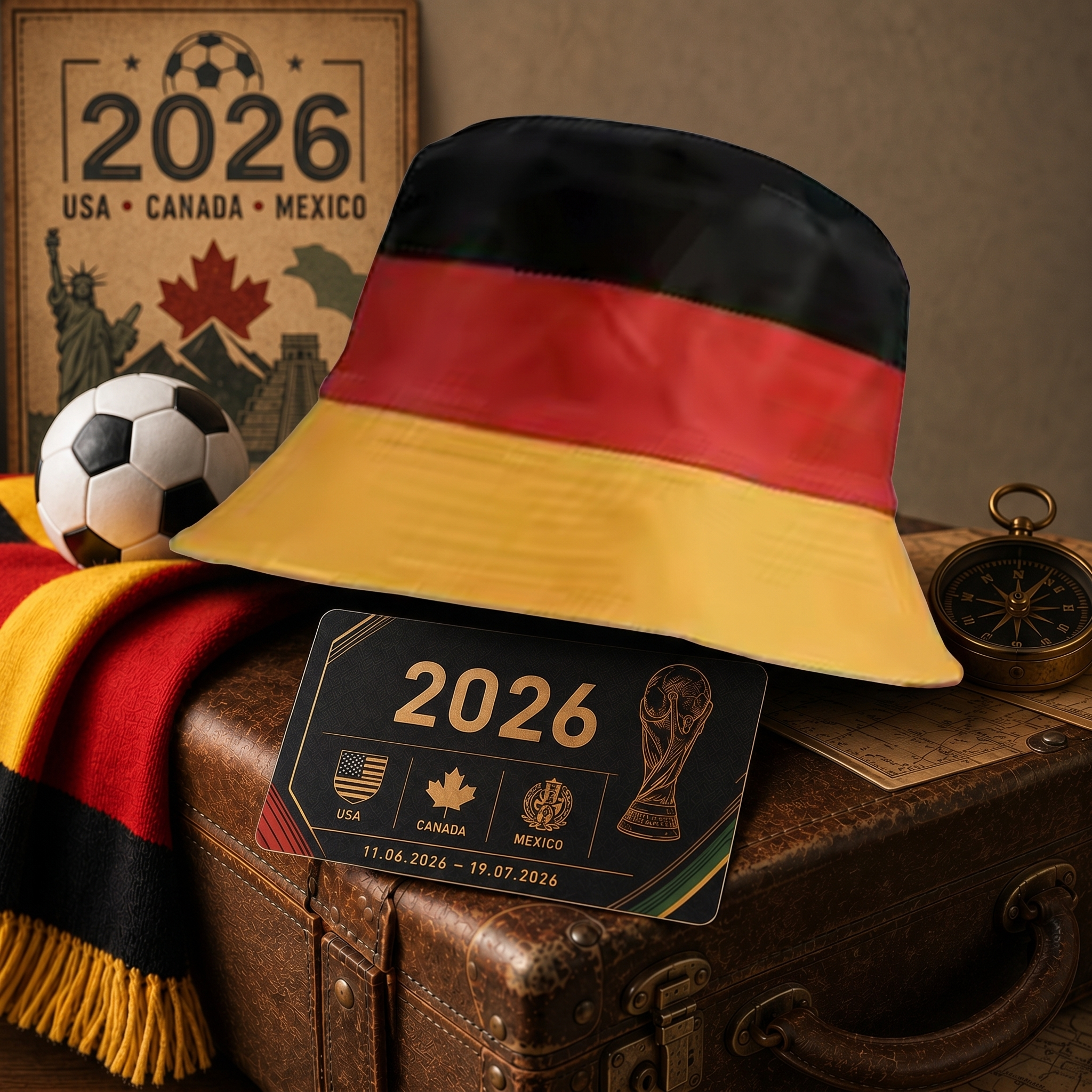 WK 2026 – Chapeau Bob Allemagne Édition
